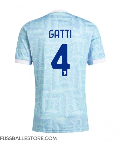 Günstige Juventus Federico Gatti #4 Auswärtstrikot 2025-26 Kurzarm Günstige Juventus Federico Gatti #4 Auswärtstrikot 2025-26 Kurzarm